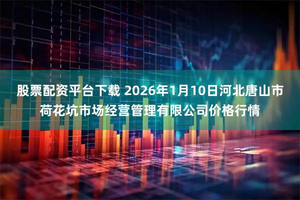 股票配资平台下载 2026年1月10日河北唐山市荷花坑市场经营管理有限公司价格行情